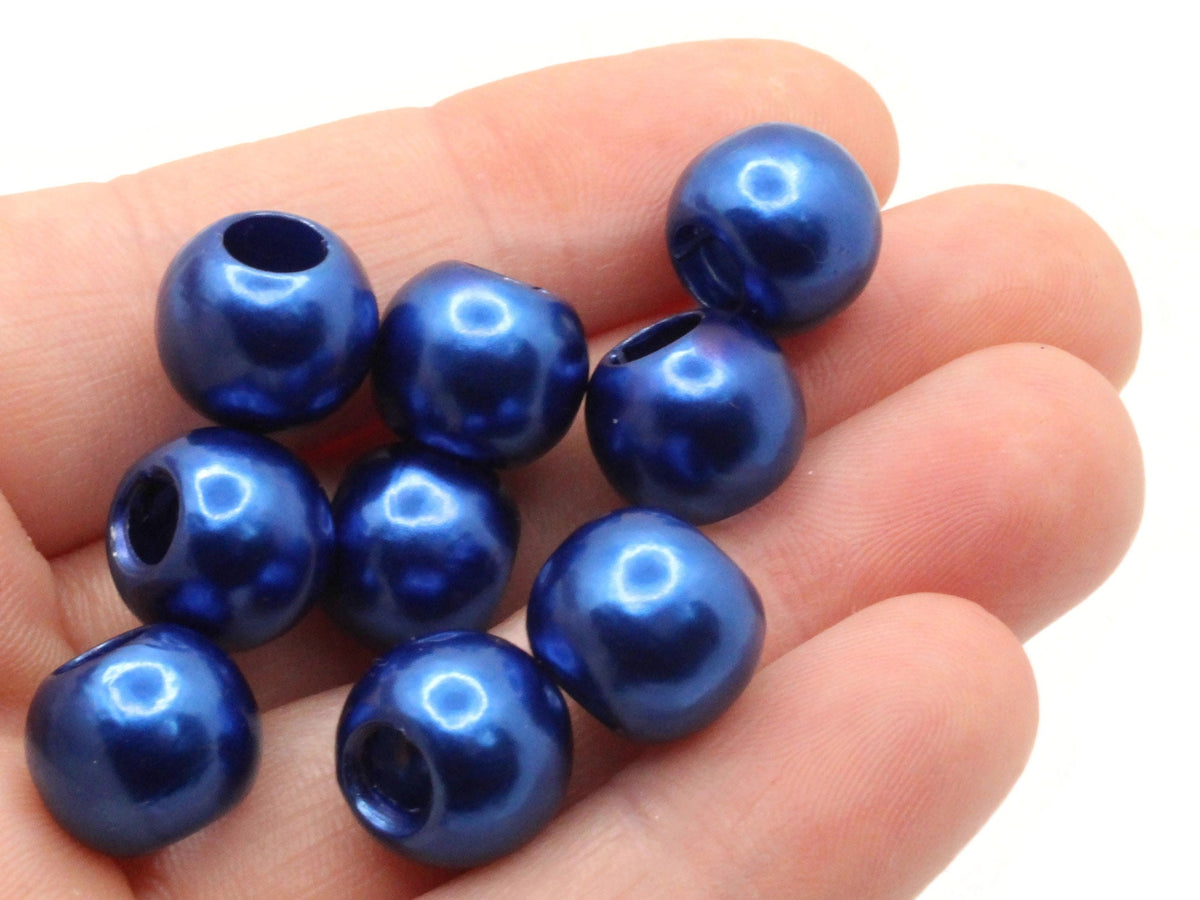 12mm Royal Blue Marble Beads, Marble Beads, 12mm Acrylic Marble Beads, 12mm  Mini Chunky Beads, 12mm Beads, 12mm Marble Beads