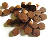 10 16mm Beads Coin Beads Natural Wood Beads Disc Beads Wooden Beads New Old Stock Vintage Beads Jewelry Making Crafting Supplies Smileyboy