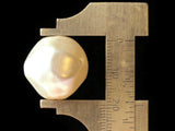 8 20mm White Round Nugget Pearl Beads Vintage Cultura Pearls Made in Japan Faux Plastic Pearl Bead Jewelry Making Beads for Stringing