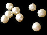 8 20mm White Round Nugget Pearl Beads Vintage Cultura Pearls Made in Japan Faux Plastic Pearl Bead Jewelry Making Beads for Stringing