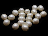 20 13mm Oval Pearl Beads Vintage Cultura Pearls Made in Japan Faux Plastic Pearl Jewelry Making Beads for Stringing