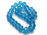 33 10mm x 8mm Sky Blue Faceted Rondelle Beads Glass Beads Jewelry Making Beading Supplies Loose Beads to String