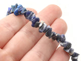 16 inch Stone Chips Small Sodalite Beads Blue Gemstone Beads Loose Beads Jewelry Making Beading Supplies