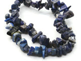 16 inch Stone Chips Small Sodalite Beads Blue Gemstone Beads Loose Beads Jewelry Making Beading Supplies