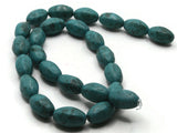 25 5mm Turquoise Blue Faceted Tube Gemstone Beads Dyed Beads Synthetic Turquoise Stone Beads Jewelry Making Beading Supplies