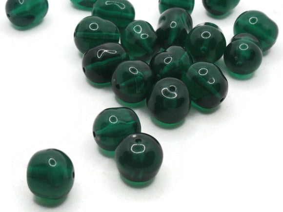 19 22mm Clear Green Oval Nugget Beads Acrylic Jewelry Making Beading Supplies Chunky Large Loose Beads