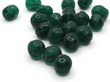 19 22mm Clear Green Oval Nugget Beads Acrylic Jewelry Making Beading Supplies Chunky Large Loose Beads