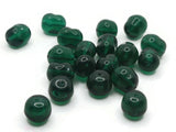 19 22mm Clear Green Oval Nugget Beads Acrylic Jewelry Making Beading Supplies Chunky Large Loose Beads