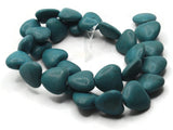 29 15mm Turquoise Blue Heart Beads Gemstone Beads Dyed Beads Jewelry Making Beading Supplies Synthetic Turquoise Stone Beads