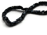 100 6mm Darkest Blue Faceted Half Round Beads Full Strand Glass Beads to String Jewelry Making Beading Supplies