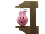 2 26mm Pink Lightbulb Brass Bell Charms Jewelry Making Beading Supplies