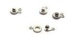 4 9mm Snap Clasps Silver Grey Metal Clasps Jewelry Making Beading Supplies Smileyboy Beads Findings