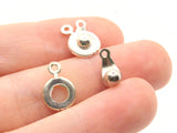 4 9mm Snap Clasps Silver Grey Metal Clasps Jewelry Making Beading Supplies Smileyboy Beads Findings