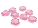 8 Pink Oyster Seashell Cabochons Beach Shell Cabochons Jewelry Making Beading Supplies Acrylic Cameos