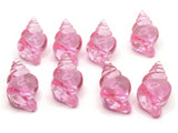 8 Pink Conch Seashell Cabochons Beach Shell Cabochons Jewelry Making Beading Supplies Acrylic Cameos