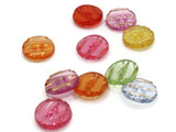 10 13mm Mixed Color Plastic Buttons Flat Round Plastic Two Hole Buttons Jewelry Making Beading Supplies Sewing Supplies