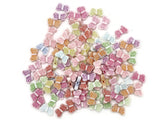 100 13mm Mixed Color Butterfly Beads Plastic Butterflies Moth Beads Animal Acrylic Beads Jewelry Making Beading Supplies Loose Beads