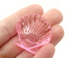 8 Pink Oyster Seashell Cabochons Beach Shell Cabochons Jewelry Making Beading Supplies Acrylic Cameos