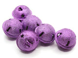 6 24mm Purple Jingle Bells Christmas Sleigh Bell Charms Beads Jewelry Making Beading Supplies Craft Supplies Smileyboy