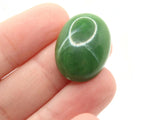 4 24mm x 18mm Green Swirling Oval Cabochons Vintage Japanese Lucite Cabochons Loose Plastic Tiles Jewelry Making