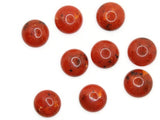 9 18mm Speckled Red Round Cabochons Vintage Lucite Cabochons Vintage Plastic Cabs Jewelry Making Supplies Acrylic Flat Back Tiles