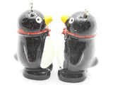 2 37mm Black and White Penguin Charms Resin Charms Bird Animal Pendants Miniature Cute Charms Jewelry Making Beading Supplies kitsch charms