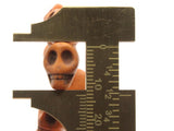 30 13mm Orange Synthetic Turquoise Skull Beads Gemstone Beads Stone Dyed Beads Jewelry Making Beading Supplies