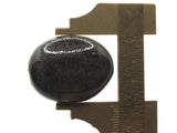 6 28mm Black Speckled Ceramic Flat Oval Beads Large Hole Beads Jewelry Making Beading Supplies Beads to String