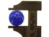 12 16mm Blue Pressed Rose Beads Vintage Pressed Plastic Beads Round Floral Beads Jewelry Making Beading Supplies Smileyboy