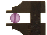 30 9mm Flat Round Coin Beads Frosted Purple Lucite Plastic Beads Jewelry Making Beading Supplies