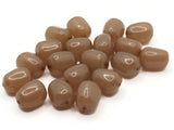 20 16mm Brown Nugget Beads Vintage Lucite Beads New Old Stock Beads Jewelry Making Beading Supplies Loose Beads Smileyboy