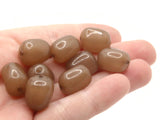 20 16mm Brown Nugget Beads Vintage Lucite Beads New Old Stock Beads Jewelry Making Beading Supplies Loose Beads Smileyboy