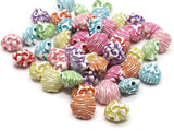 50 12mm Mixed Color Rainbow Lion Beads Lion Head Beads Plastic Beads Large Cat Animal Beads Small Beads Jewelry Making Cute Beads