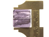 4 20mm Purple Square Glass with foil Center Lampwork Glass Beads Jewelry Making Beading Supplies Loose Beads to String