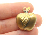26mm Apple Shaped Locket Brass Locket Charm Jewelry Making and Beading Supplies
