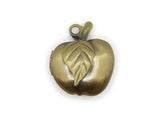 26mm Apple Shaped Locket Brass Locket Charm Jewelry Making and Beading Supplies