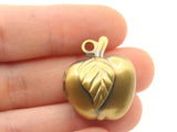 26mm Apple Shaped Locket Brass Locket Charm Jewelry Making and Beading Supplies