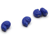 4 14mm Porcelain Spiral Shell Beads Medium Blue Porcelain Glass Beads Ocean and Beach Beads Jewelry Making Beading Supplies Loose Beads