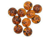 10 20mm Tortoise Shell Brown Vintage Lucite Plastic Round Flat Back Cabochons Jewelry Making Beading Supplies