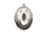 33mm Oval Locket Silver Tone Brass Locket Charm Jewelry Making and Beading Supplies