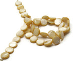 10mm Yellow Mother of Pearl Disc Beads Jewelry Making Beading Supplies Seashell Beads Loose Dyed Red Beads Full Strand Shell Coins