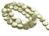 10mm Green Mother of Pearl Disc Beads Jewelry Making Beading Supplies Seashell Beads Loose Dyed Red Beads Full Strand Shell Coins