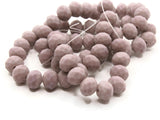 64 8mm x 6mm Opaque Purple Faceted Glass Rondelle Beads Jewelry Making Beading Supplies Loose Beads to String