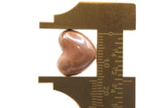4 16mm Brown Porcelain Heart Beads Valentine's Day Beads Jewelry Making Beading Supplies Loose Beads