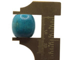 12 30mm Blue Wood Barrel Beads Wooden Tube Beads Large Hole Beads Macrame Beads Jewelry Making Beading Supplies Big Loose Beads Smileyboy