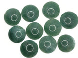 8 23mm Round Green Speckled Flatback Cabochons Vintage Lucite Plastic Cabochons Jewelry Making Supplies Jewelry Findings