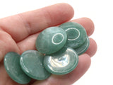 8 23mm Round Green Speckled Flatback Cabochons Vintage Lucite Plastic Cabochons Jewelry Making Supplies Jewelry Findings