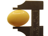 10 25mm Yellow Vintage Lucite Oval Flatback Cabochons Tiles Jewelry Making Supplies Plastic Tiles Smileyboy