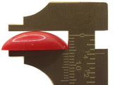 12 23mm Red Marquis Cabochons Vintage Lucite Plastic Cabochons Jewelry Making Beading Supplies