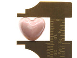 4 16mm Light Pink Porcelain Heart Beads Valentine's Day Beads Jewelry Making Beading Supplies Loose Beads